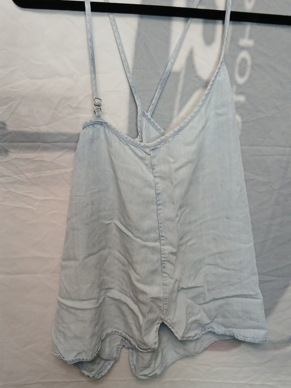GAP Light Blue Chambray Top